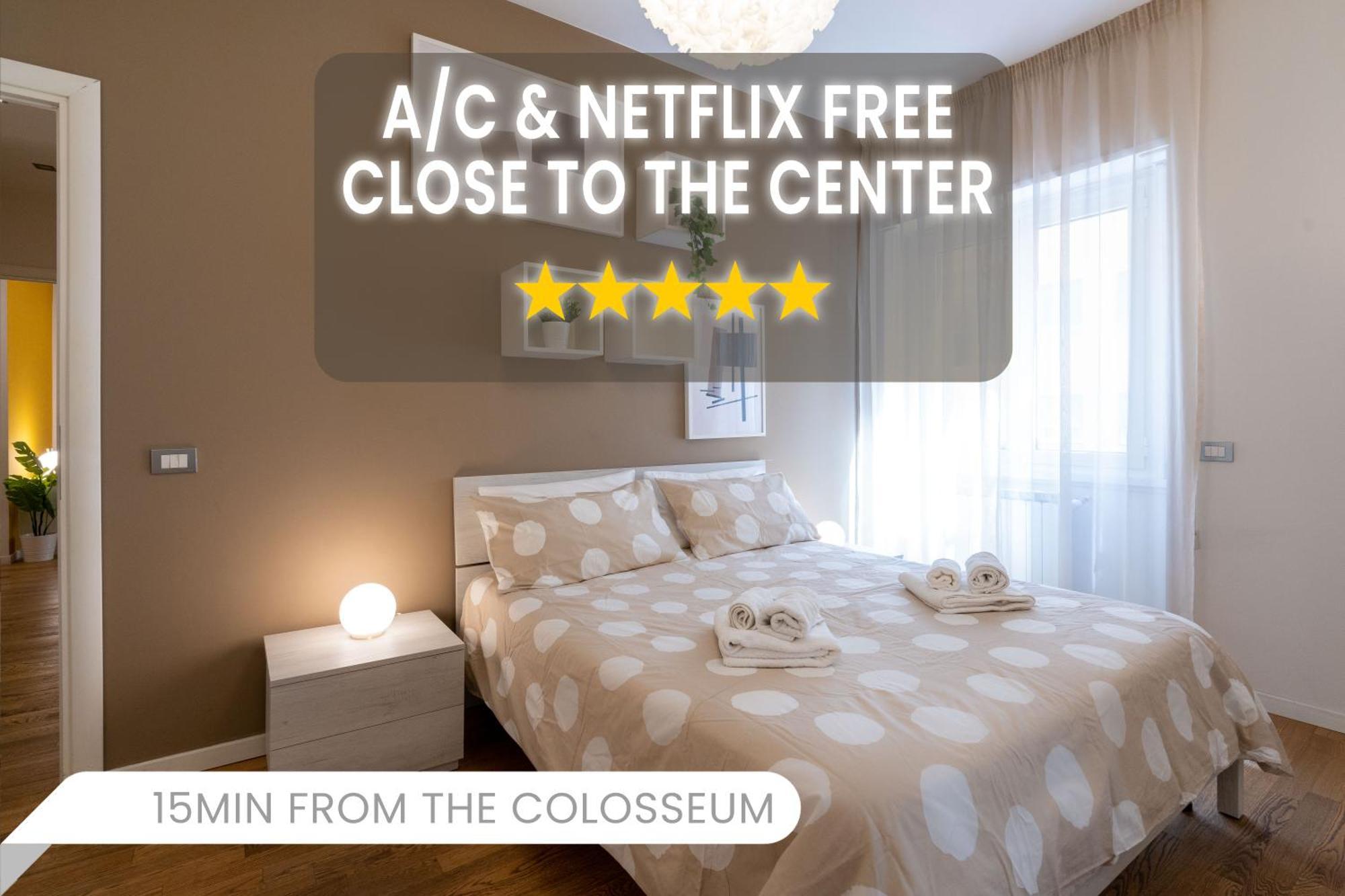 -15Min Dal Colosseo- Aria Condizionata & Netflix Gratis Apartman Róma Kültér fotó